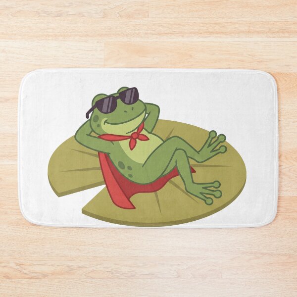 Item preview, Chill Superhero Frog Relaxing In Cape designed and sold by Art by Debasish.
