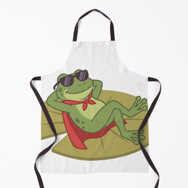 Item preview, Chill Superhero Frog Relaxing In Cape designed and sold by Art by Debasish.