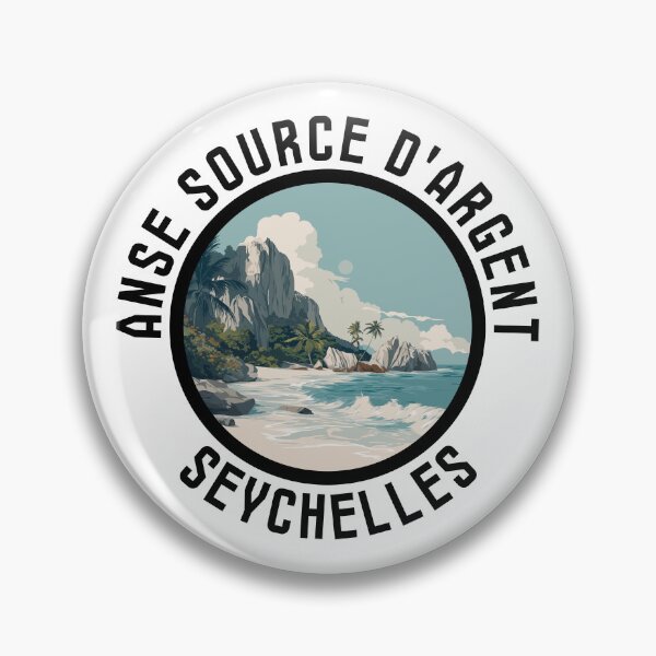 Item preview, Anse Source d’Argent - Seychelles (with Black Lettering) designed and sold by VelvetRoom.