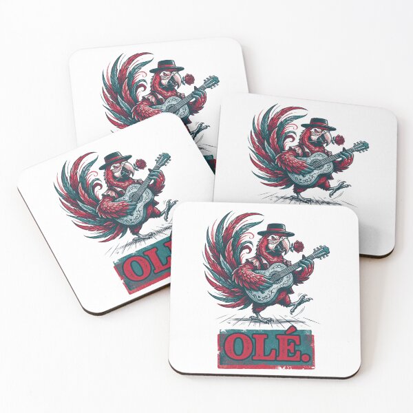 Item preview, Parrot Flamenco Guitar Print designed and sold by Ortsas.