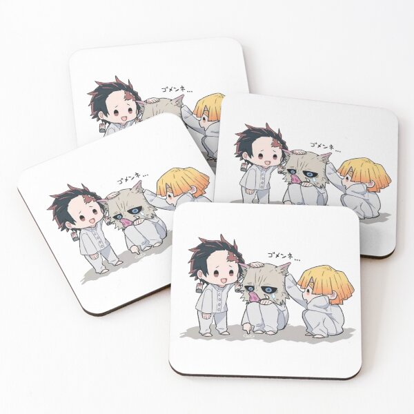 Item preview, Demon Slayer Trio Apology Chibi designed and sold by Snowdog-Art.