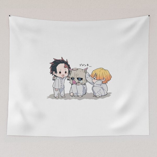 Item preview, Demon Slayer Trio Apology Chibi designed and sold by Snowdog-Art.