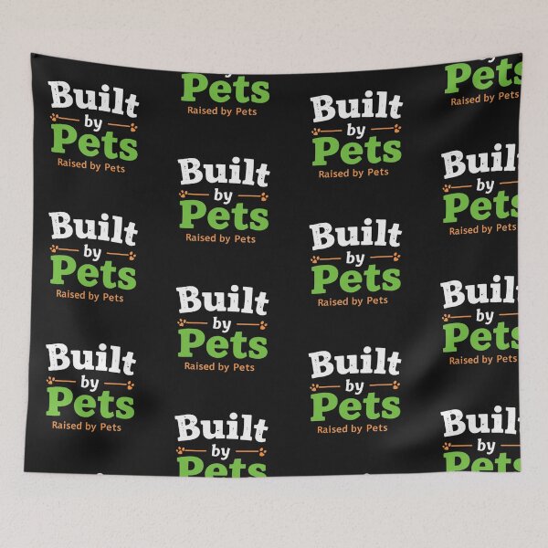 Item preview, Built by Pets Raised by Pets Graphic Shirt designed and sold by artlife4.