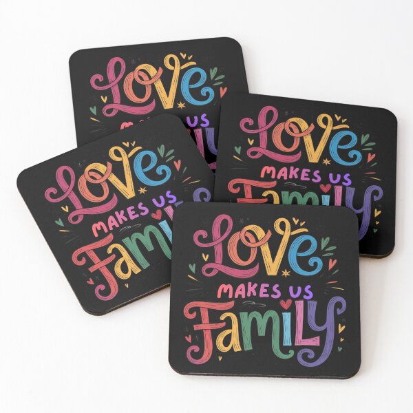 Item preview, Love Makes Us Family designed and sold by mirciashop.