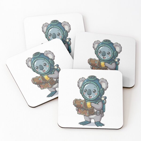 Item preview, Cute Koala Diver Treasure Hunter designed and sold by Ella_Sketch.
