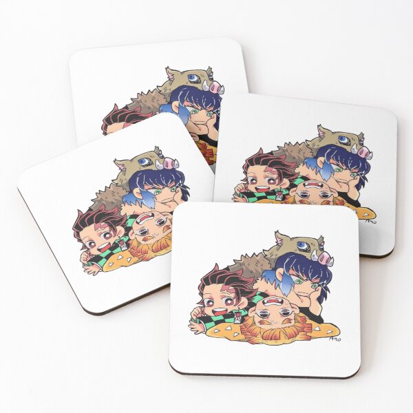Item preview, Demon Slayer Squad Pile Chibi designed and sold by Snowdog-Art.
