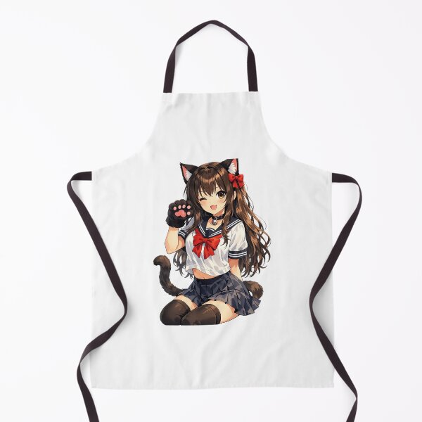 Item preview, Sweet Anime Kitty Girl – Cute Kawaii Cat Girl Aesthetic Design designed and sold by AnimDream .