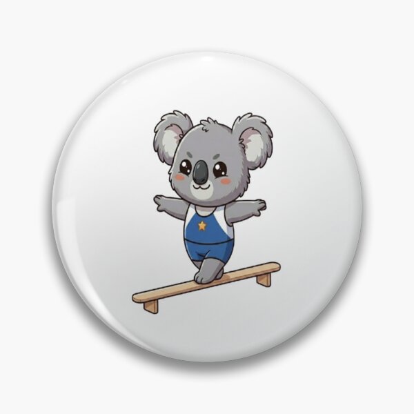 Item preview, Cute Koala Gymnast Balance Beam designed and sold by Ella_Sketch.
