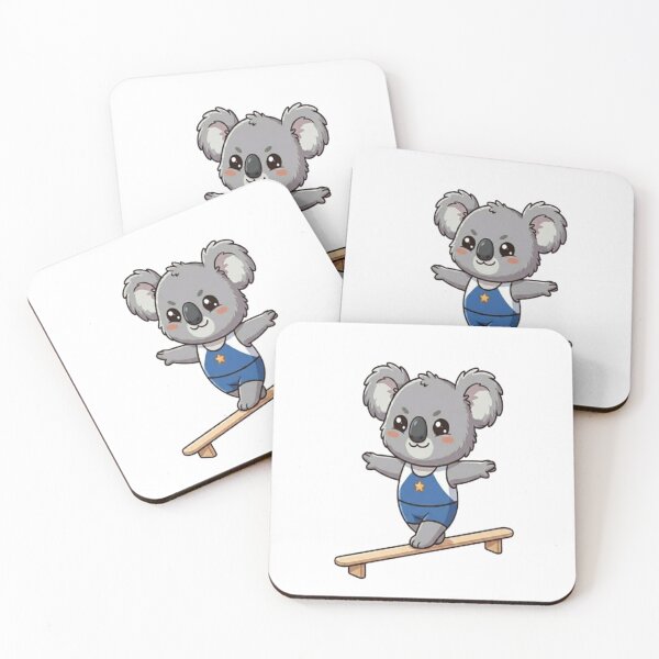Item preview, Cute Koala Gymnast Balance Beam designed and sold by Ella_Sketch.