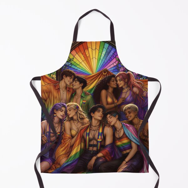Item preview, Radiant Pride: Diverse Community in Vibrant Stained Glass Art designed and sold by Soluna Studio.