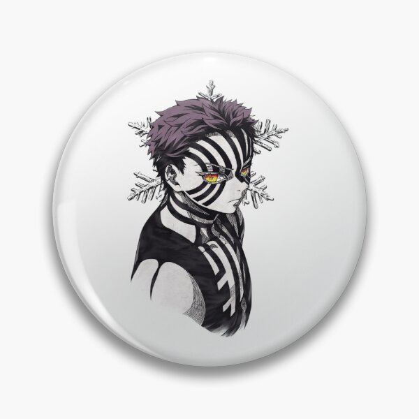 Item preview, Akaza Upper Moon Snowflake Portrait designed and sold by Snowdog-Art.