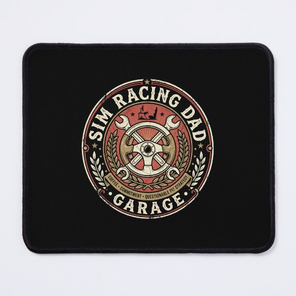 Item preview, Sim Racing Dad Garage Coffee Commitment Questionable Pit Strategy designed and sold by Fenay Designs.