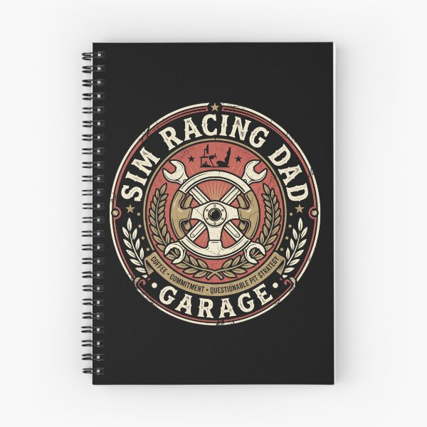 Item preview, Sim Racing Dad Garage Coffee Commitment Questionable Pit Strategy designed and sold by Fenay Designs.