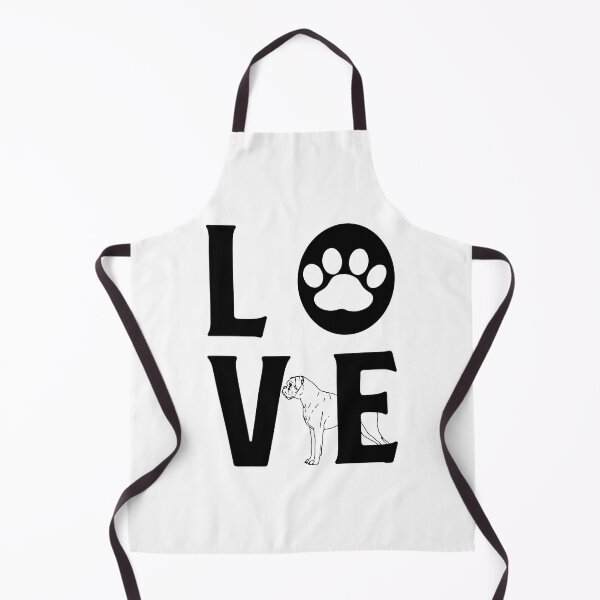 Item preview, LOVE Boxer Dog Paw Typography Shirt designed and sold by Dmo3HarkoArt.