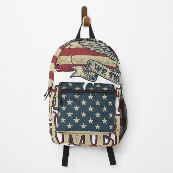 Item preview, We The People Proud American Vintage Eagle Flag designed and sold by Edgestone Graphics.