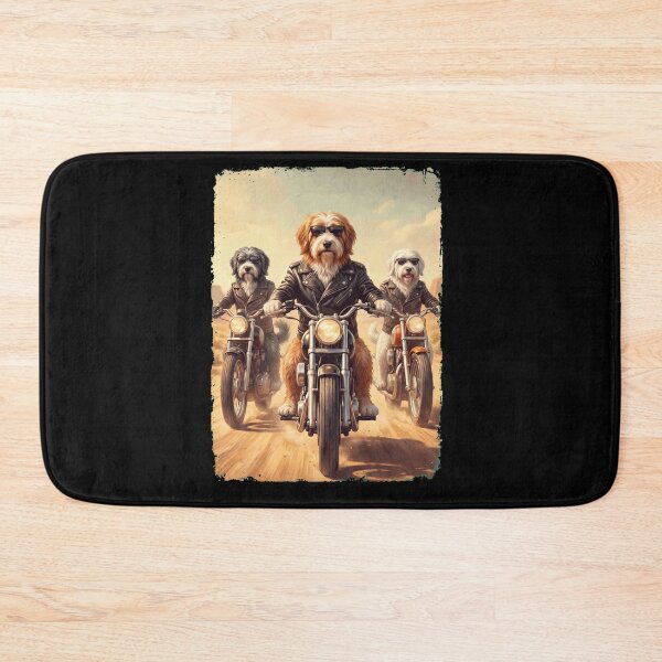 Item preview, Funny Bearded Collie Motorcycle Meme Dog Lover designed and sold by DoodleTortle.