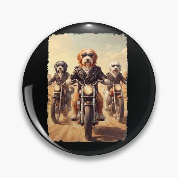 Item preview, Funny Bearded Collie Motorcycle Meme Dog Lover designed and sold by DoodleTortle.