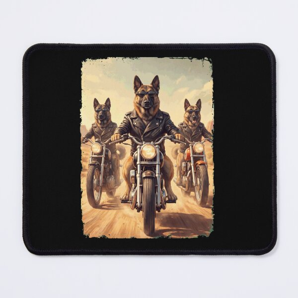 Item preview, Funny Belgian Shepherd Motorcycle Meme Dog Lover designed and sold by DoodleTortle.