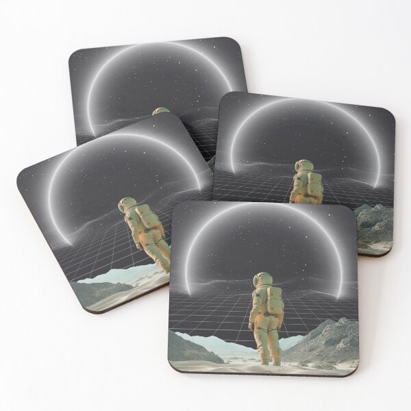 Item preview, Retro Futuristic Astronaut in Desert Portal designed and sold by berwies-artwork.