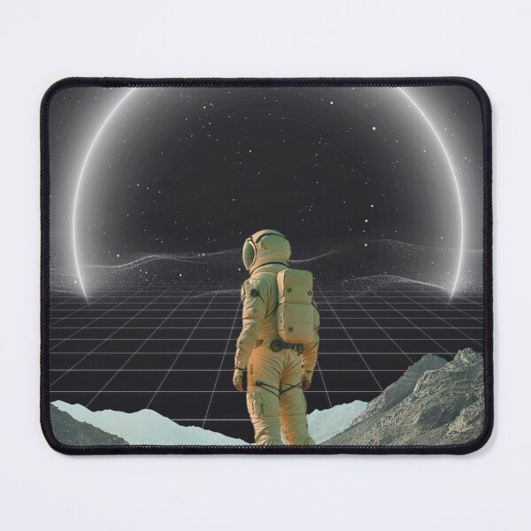 Item preview, Retro Futuristic Astronaut in Desert Portal designed and sold by berwies-artwork.