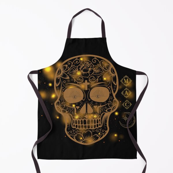 Item preview, Mystic Afterlife Club: Golden Calavera M.A.C. designed and sold by MilaVibeStudio.