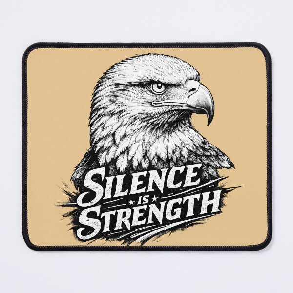 Item preview, Silence Is Strength Eagle Graphic T-Shirt by InnerFaithDesigns designed and sold by innerfaith.