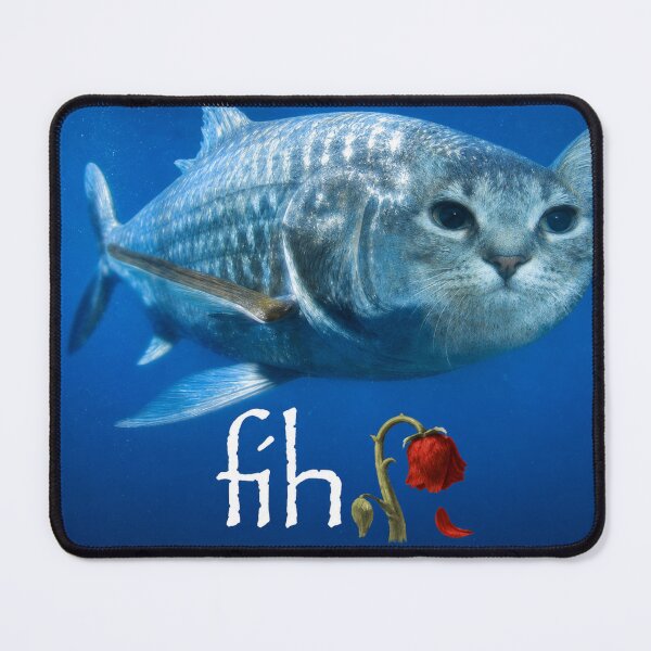 Item preview, Fih Meme Funny Cat Fish - Ai Fish Cat Meme Trend Fih designed and sold by Starry Night Creative Art.
