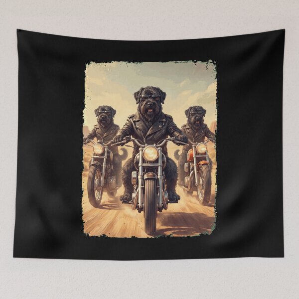 Item preview, Funny Black Russian Terrier Motorcycle Meme Dog Lover designed and sold by DoodleTortle.