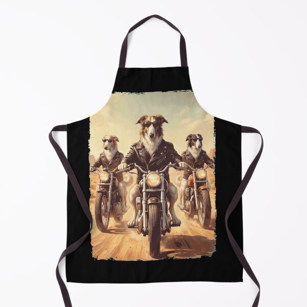Item preview, Funny Borzoi Motorcycle Meme Dog Lover designed and sold by DoodleTortle.