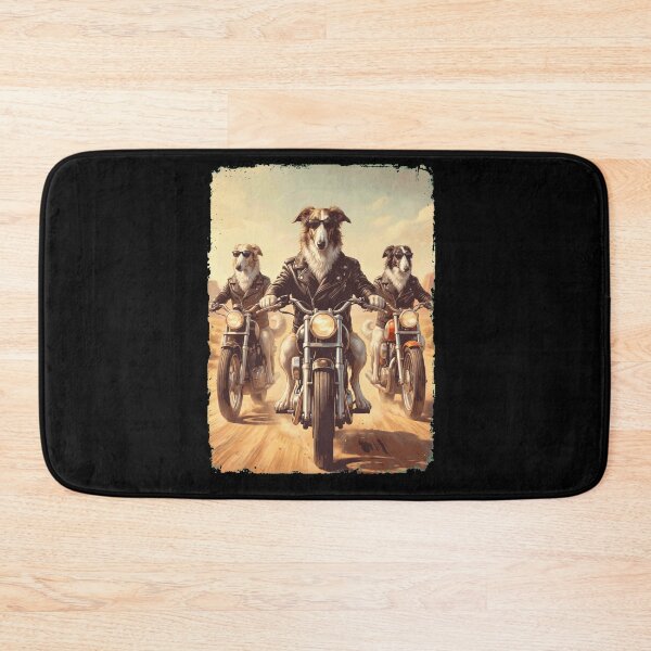 Item preview, Funny Borzoi Motorcycle Meme Dog Lover designed and sold by DoodleTortle.