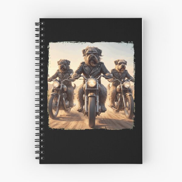 Item preview, Funny Bouvier des Flandres Motorcycle Meme Dog Lover designed and sold by DoodleTortle.
