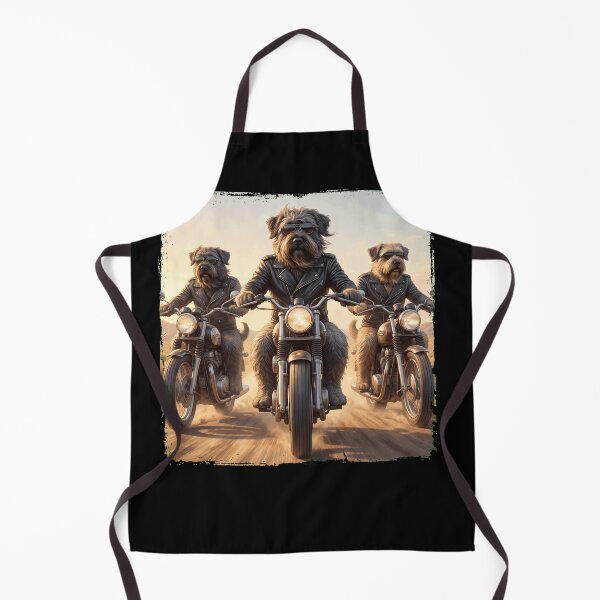 Item preview, Funny Bouvier des Flandres Motorcycle Meme Dog Lover designed and sold by DoodleTortle.