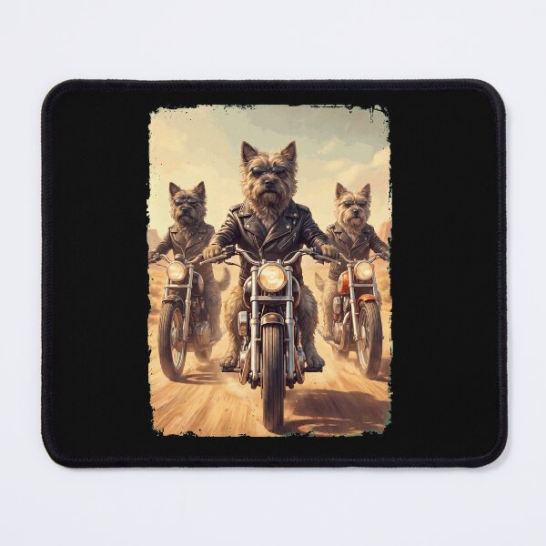 Item preview, Funny Cairn Terrier Motorcycle Meme Dog Lover designed and sold by DoodleTortle.