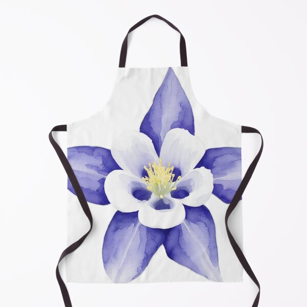 Item preview, Colorado Columbine Flower - watercolor designed and sold by Mia's Menagerie.