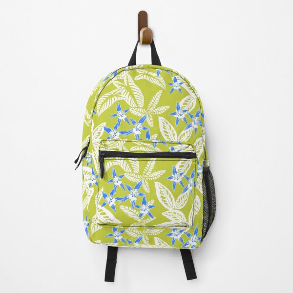 Item preview, Tropical Orchids and Leaves on Coconut Green designed and sold by indianRiverTextiles.