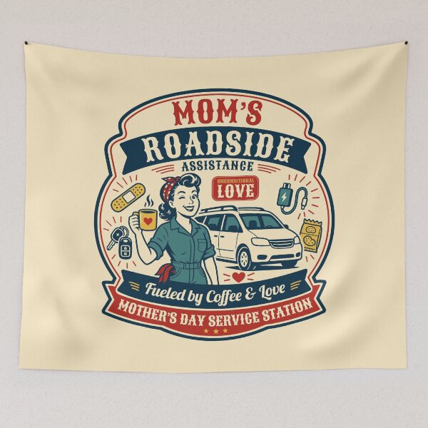 Item preview, Mom’s Roadside Assistance Mother’s Day Coffee Mom Gift designed and sold by teefortyone.