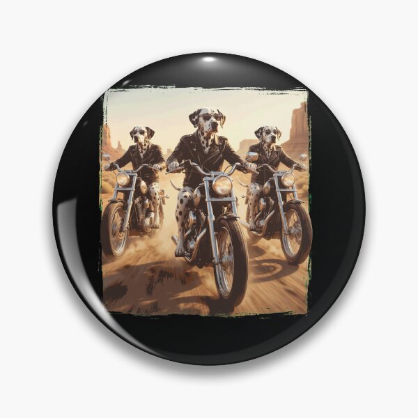 Item preview, Funny Dalmatian Motorcycle Meme Dog Lover designed and sold by DoodleTortle.
