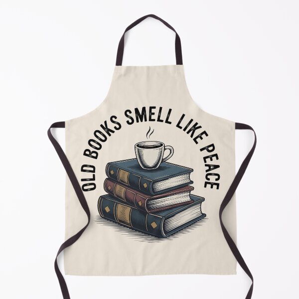 Item preview, Old Books Smell Like Peace Bookworm Library designed and sold by SplashTastic.