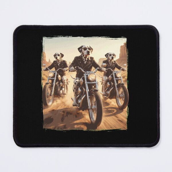 Item preview, Funny Dalmatian Motorcycle Meme Dog Lover designed and sold by DoodleTortle.