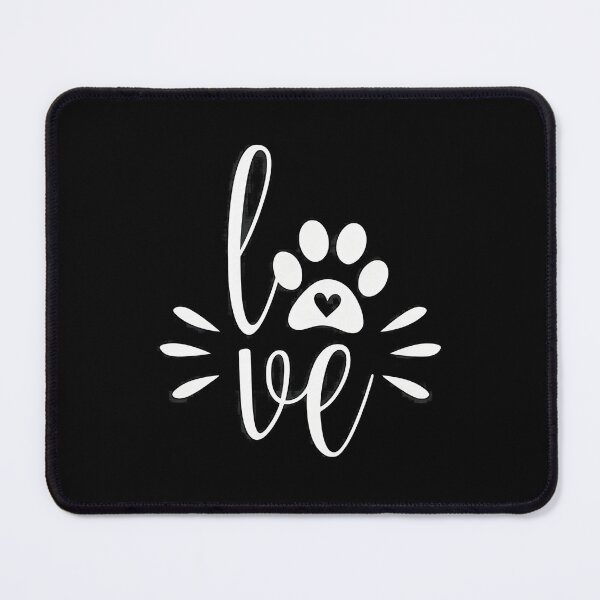 Item preview, Love Paw Print Script Typography Pet Design designed and sold by Dmo3HarkoArt.