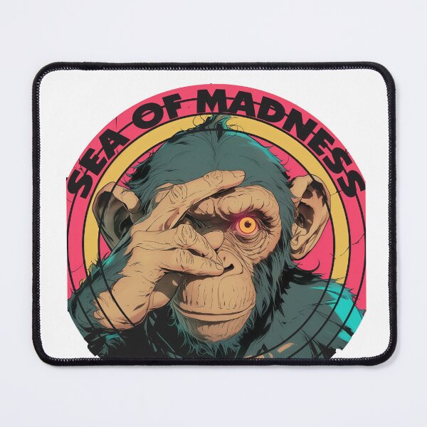 Item preview, See No Madness Psychedelic Monkey Art designed and sold by VibeThread Studio.