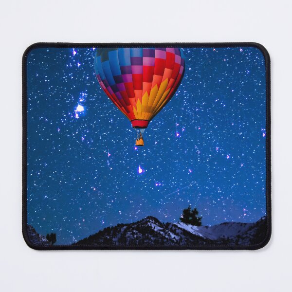 Item preview, Colorful Hot Air Balloon Under Starry Night Sky designed and sold by berwies-artwork.