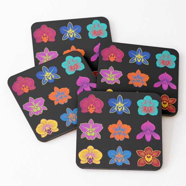 Item preview, Colorful Orchids - Vibrant Pop Art designed and sold by 21 Tulips.