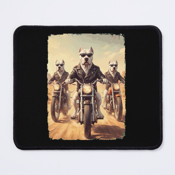 Item preview, Funny Dogo Argentino Motorcycle Meme Dog Lover designed and sold by DoodleTortle.
