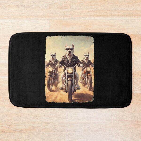 Item preview, Funny Dogo Argentino Motorcycle Meme Dog Lover designed and sold by DoodleTortle.