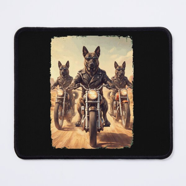 Item preview, Funny Dutch Shepherd Motorcycle Meme Dog Lover designed and sold by DoodleTortle.