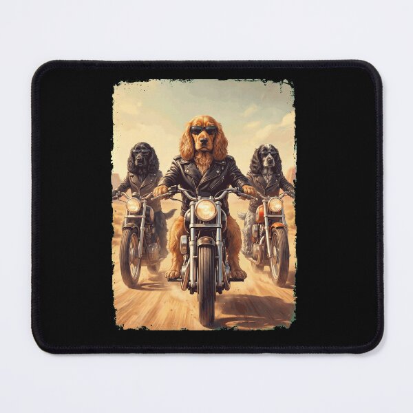 Item preview, Funny English Cocker Spaniel Motorcycle Meme Dog Lover designed and sold by DoodleTortle.