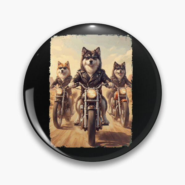 Item preview, Funny Finnish Lapphund Motorcycle Meme Dog Lover designed and sold by DoodleTortle.