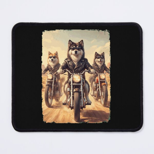 Item preview, Funny Finnish Lapphund Motorcycle Meme Dog Lover designed and sold by DoodleTortle.