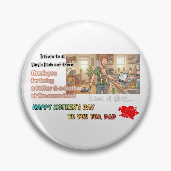 Item preview, Appreciating Single Dad as Mom designed and sold by BongtomianTouch.